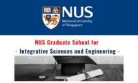NGS Scholarship (NGSS), NUS Graduate School for Integrative Sciences and Engineering, National University of Singapore, Singapore