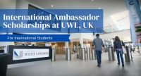 University of West London International Ambassador Scholarships in UK
