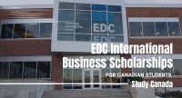 EDC International Business Scholarships for Canadian Students in Canada