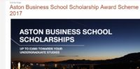 Aston Business School Award Scheme for International Students in UK