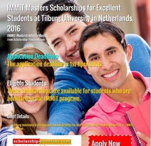 IMMIT masters scholarship