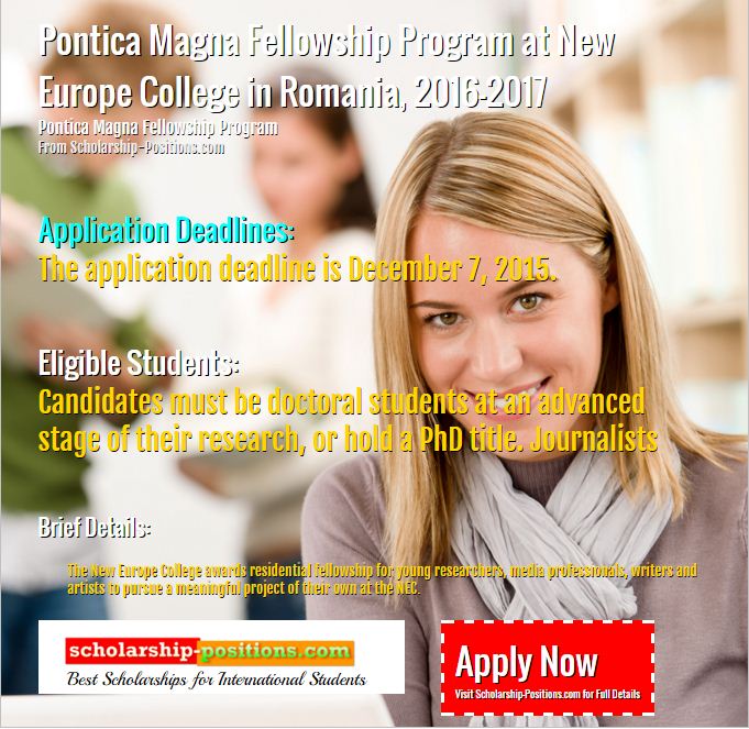 Pontica magna fellowship program