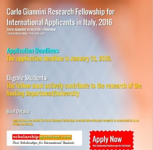 carlo giannini research fellowship