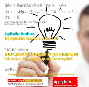 international academic excellence fee scholarship