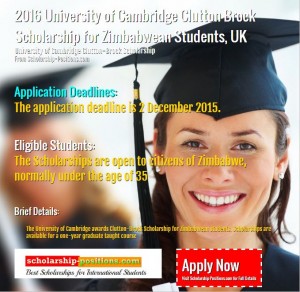 university of cambridge scholarship