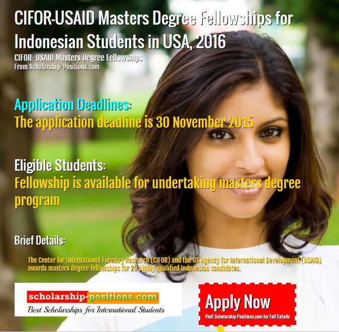 CIFRO-USAID masters degree fellowship