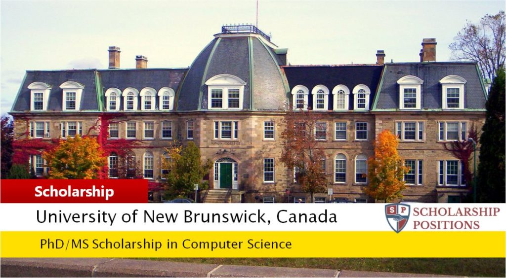 computer science phd scholarship in canada