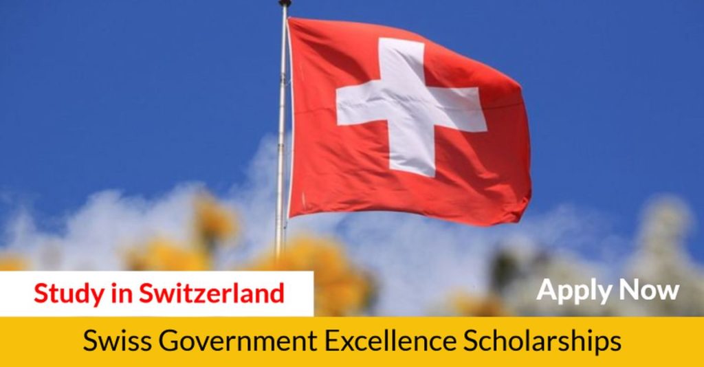 Swiss Government Scholarships for Indian Students, 2018-2019