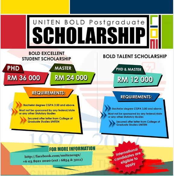 phd scholarship in malaysia