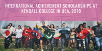 International Achievement Scholarships at Kendall College in USA, 2018