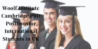 Woolf Institute Cambridge PhD Positionsfor International Students in UK