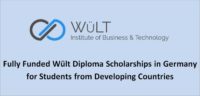 Fully Funded Wült Diploma Scholarships for Developing Countries in Germany, 2019