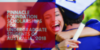 Pinnacle Foundation Scholarships for Undergraduate Students of Australia, 2018