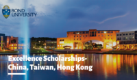 Excellence Scholarships-China, Taiwan, Hong Kong at Bond University in UK, 2020