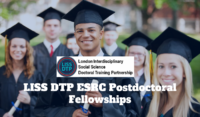 LISS DTP ESRC Postdoctoral Fellowships for International Students in UK, 2020
