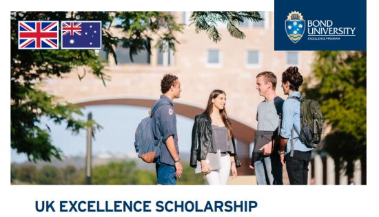 UK Excellence Scholarship at Bond University in Australia, 2019