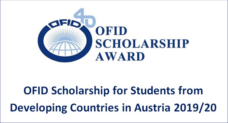 OFID Scholarship for International Students in Austria 2019/20