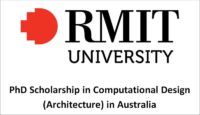 RMIT University PhD Scholarship in Computational Design (Architecture) in Australia