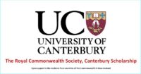 Royal Commonwealth Society Scholarship at the University of Canterbury, New Zealand