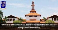 University of Ghana School of Public Health WHO HRP Alliance Postgraduate Scholarship 2019/2020