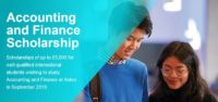 Accounting and Finance Scholarship for International Students at Aston University, UK