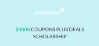 Coupons plus Deals “Save for Future” Scholarship for International Applicants