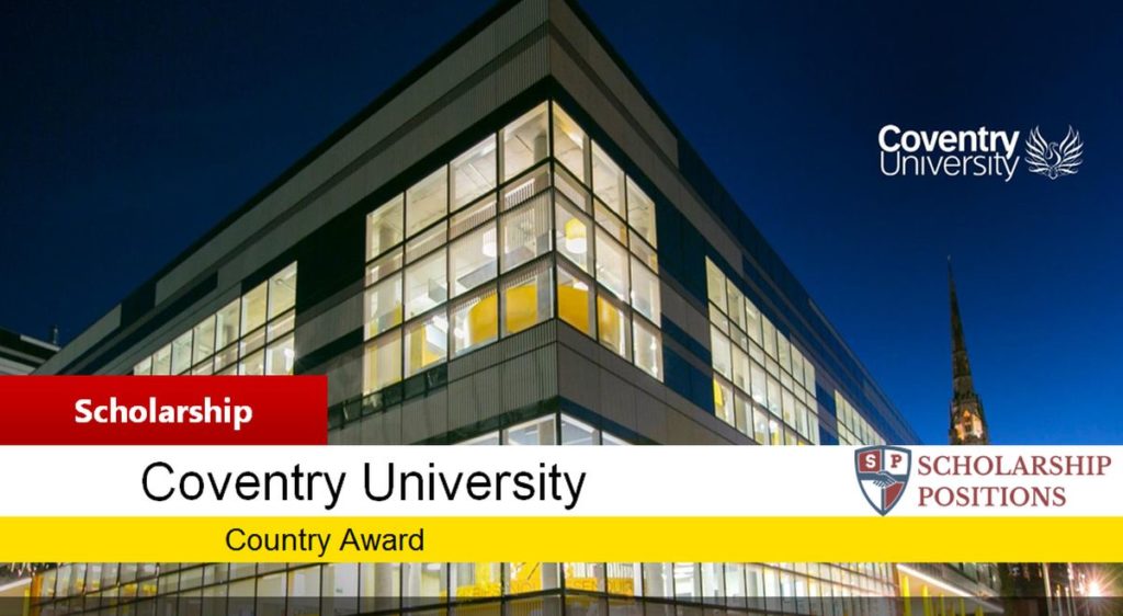 Country Award for International Students at Coventry University in UK, 2019