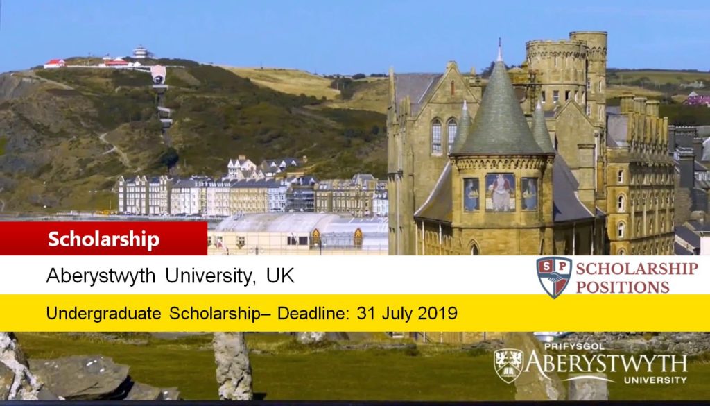 Aberystwyth University International Excellence Undergraduate Scholarships in UK