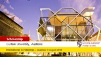 Curtin Housing Scholarship for International Students in Australia, 2019