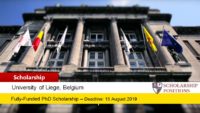 Fully-Funded One Doctoral Position for International Students in Belgium, 2019