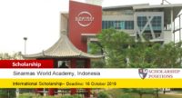 SWA Scholarships for International Students in Indonesia, 2019
