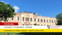 Business Scholarship for Chinese Students in Australia, 2020