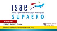 ISAE-SUPAERO Tuition Fees and Scholarships in France, 2019