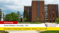 James Madison University #YouAreWelcomeHere International Scholarship in USA