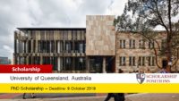 The University of Queensland and Ecotourism Australia International PhD scholarships