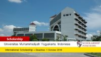 UMY Scholarship for International Students in Indonesia, 2019