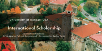 University of Kansas International Scholarships in the United States, 2020-2021
