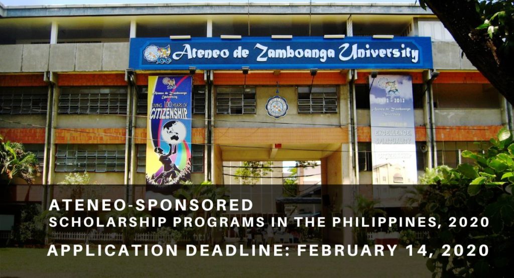 Ateneo-sponsored Scholarship Programs in the Philippines, 2020