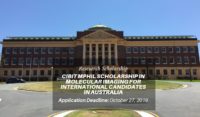 CIBIT MPhil Scholarship in Molecular Imaging for International Candidates in Australia