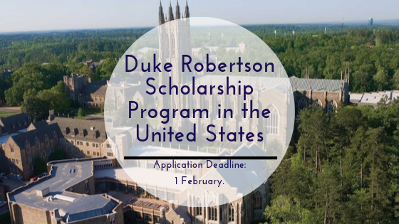 Duke Robertson Scholarship Program in the United States