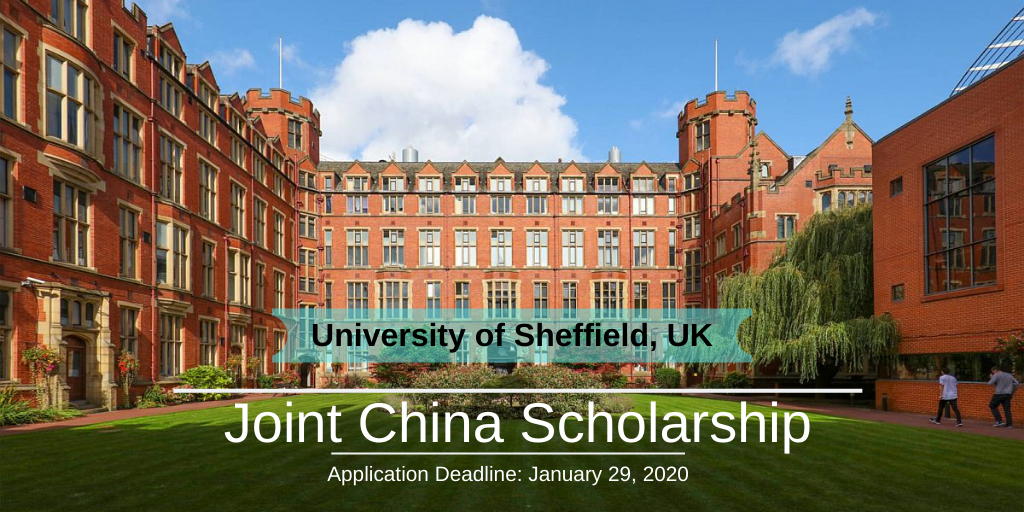 Joint China Scholarship at the University of Sheffield, UK