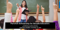 Pancholi Scholarship for Nevada Educators
