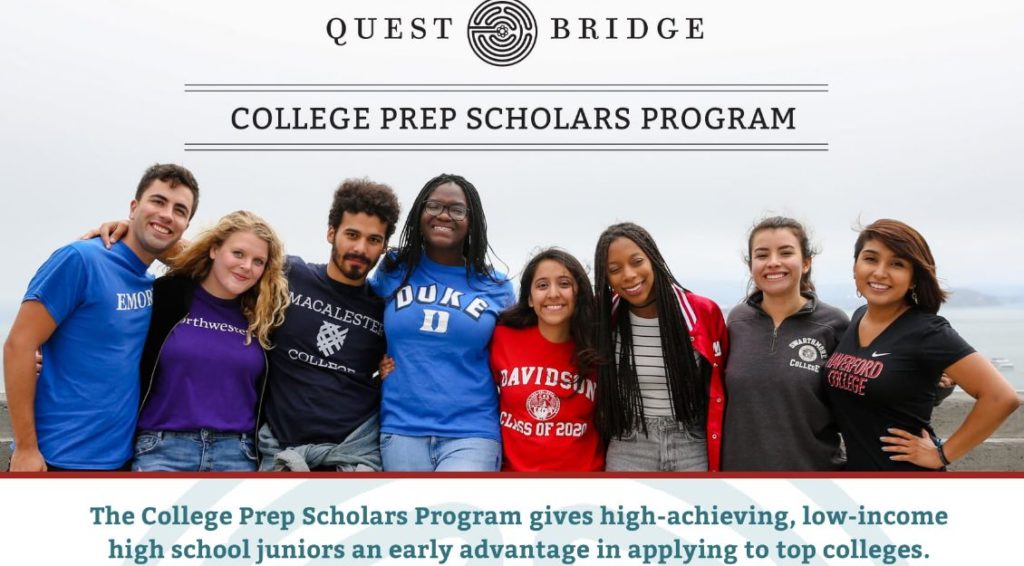 Questbridge College Prep Scholarship Program Scholarship Positions