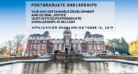 VLIR-UOS Sustainable Development and Global Justice (SUSTJUSTICE) Postgraduate Scholarships
