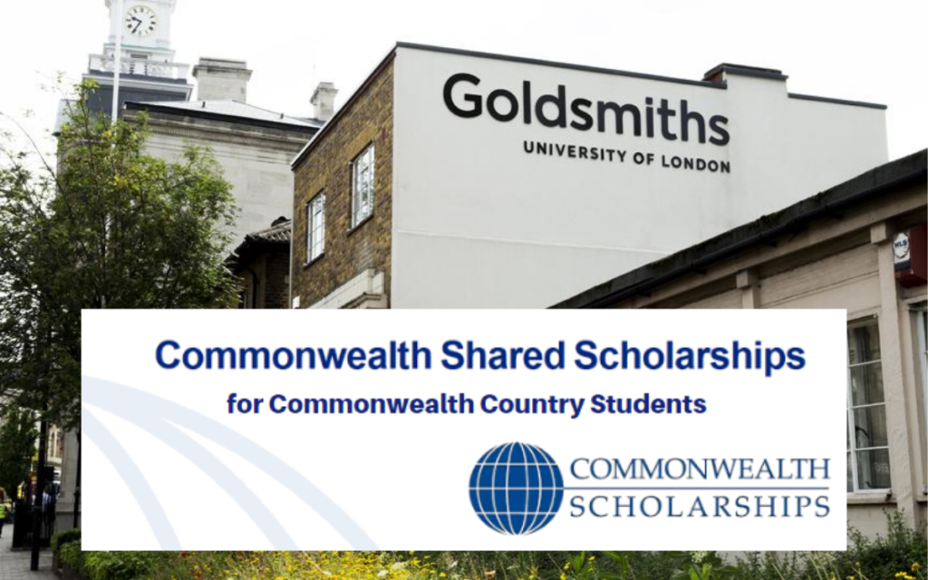 CSC Shared Scholarship for Commonwealth Country Students at Goldsmiths, University of London, UK