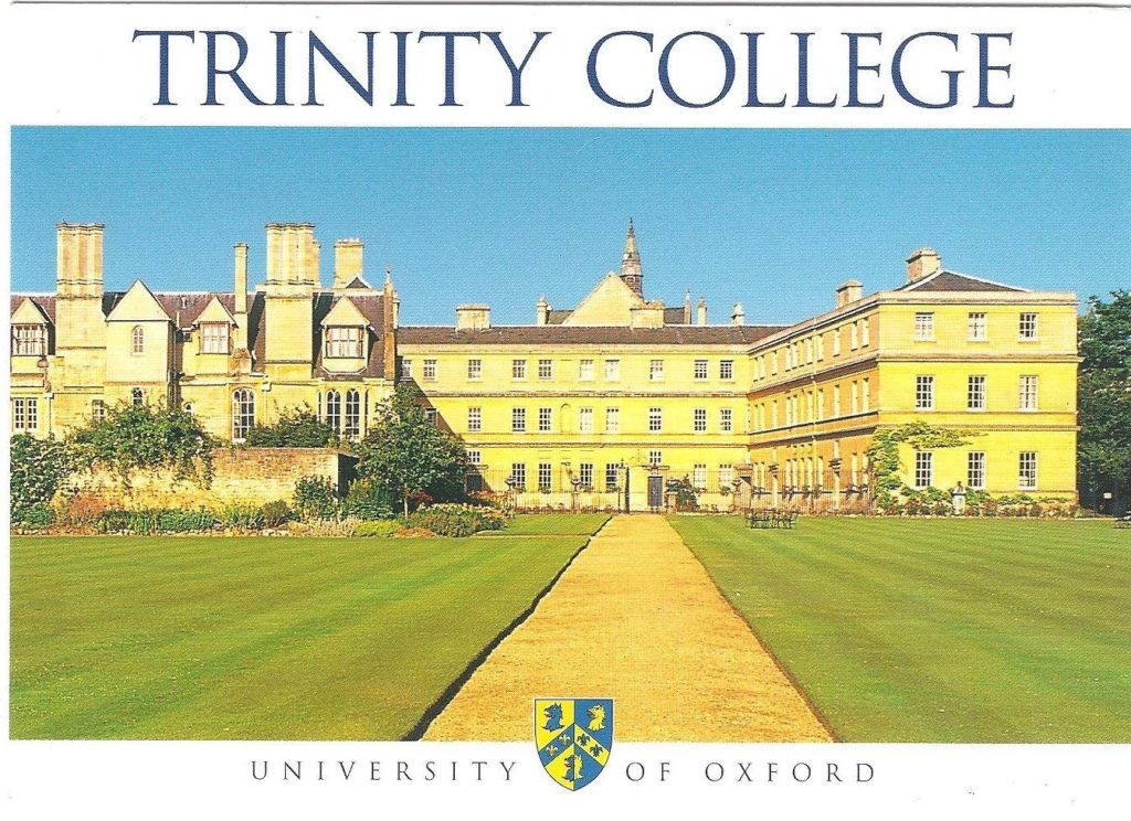 Christie-Millar Scholarship for DPhil in Linguistics at Trinity College, UK