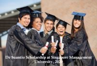 De Suantio Scholarship at Singapore Management University, 2020