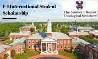 F-1 International Student Scholarship at Southern Baptist Theological Seminary, USA