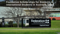 Foundation Scholarships for Domestic & International Students in Australia, 2020