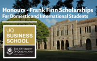 Honours - Frank Finn Scholarships for International Students at UQ Business School, Australia